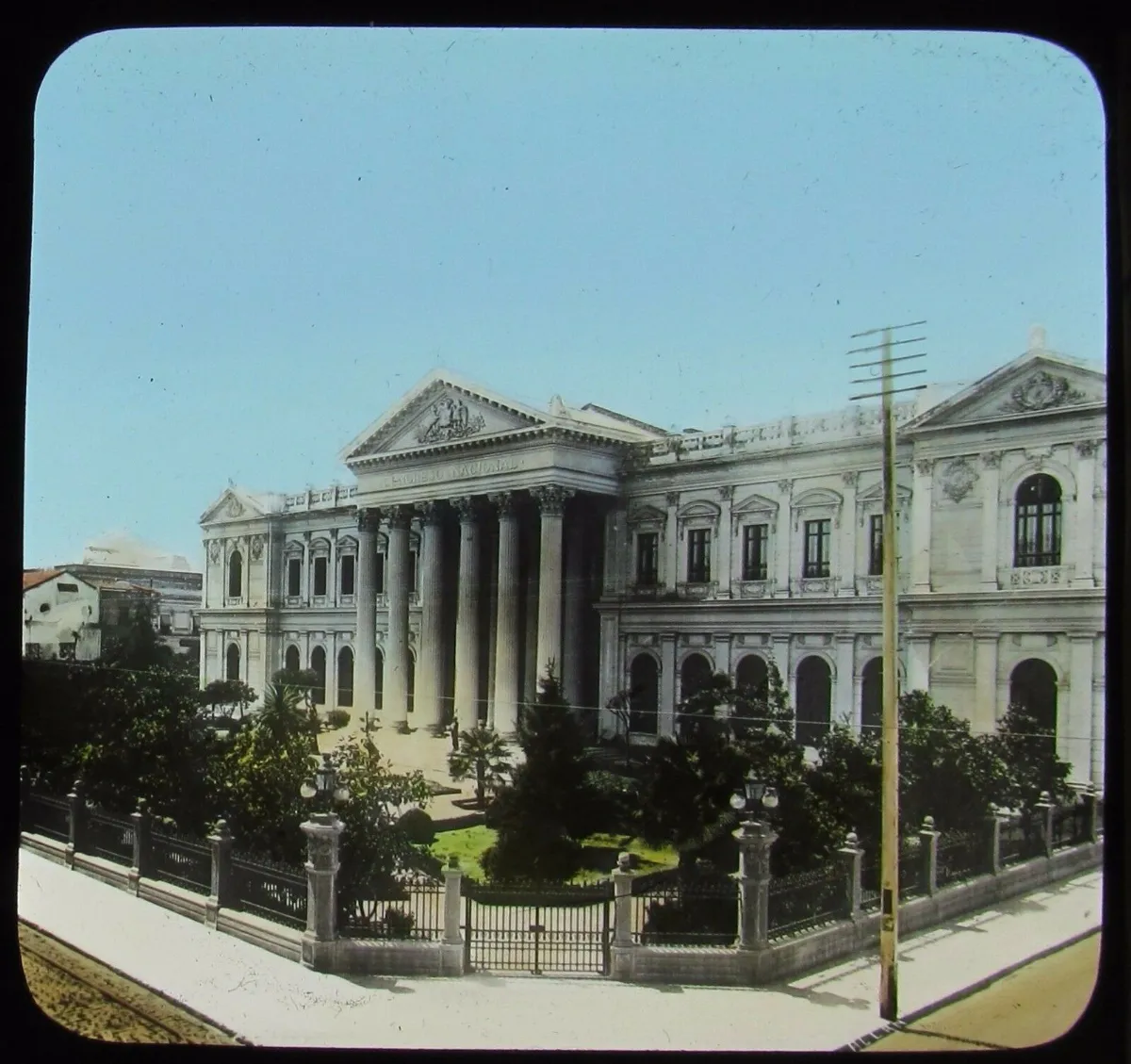 Edificio del Congreso Nacional, Santiago, hacia 1910 — aprox. 1910 | Chile de Ayer
