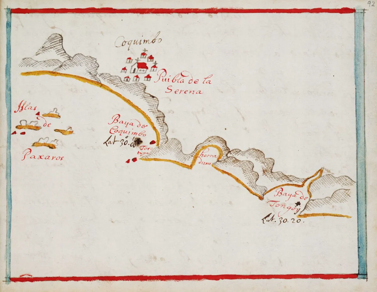 Mapa de La Serena — aprox. 1910 | Chile de Ayer