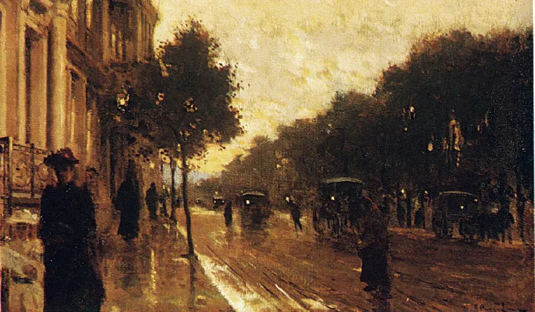 Alameda de las Delicias — Alameda de las Delicias — aprox. 1900 | Chile de Ayer
