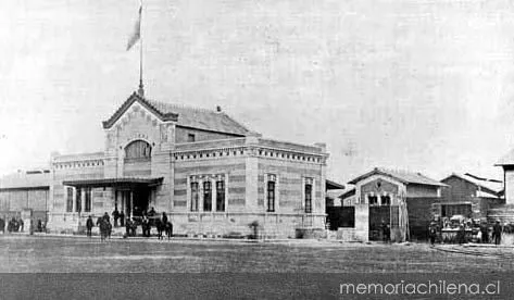 Aduana de Arica después de la captura de la ciudad, 1880 — 1880 | Chile de Ayer