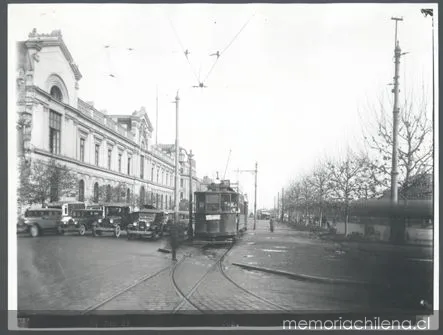 Alameda, Santiago — 1929 | Chile de Ayer