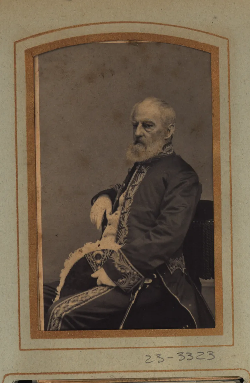 Antonio José de Irisarri, con uniforme diplomático siendo ministro de Guatemala en los Estados Unidos, 1786-1868 — 1850 | Chile de Ayer