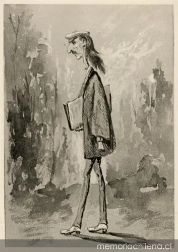 Antonio Smith, autorretrato — 1849 | Chile de Ayer