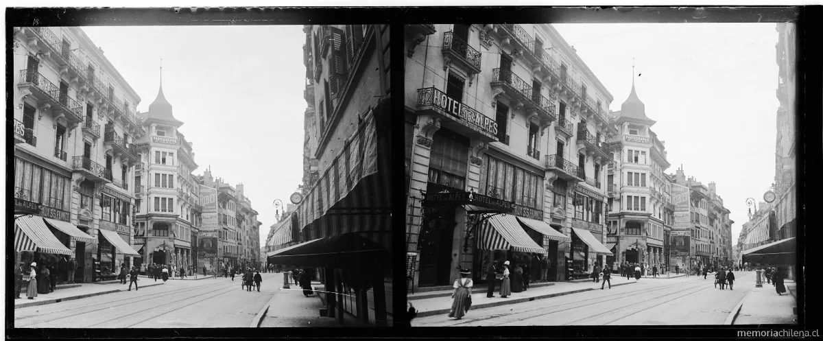 Avenue du Rhône, Ginebra, Suiza, 1908 — 1908 | Chile de Ayer