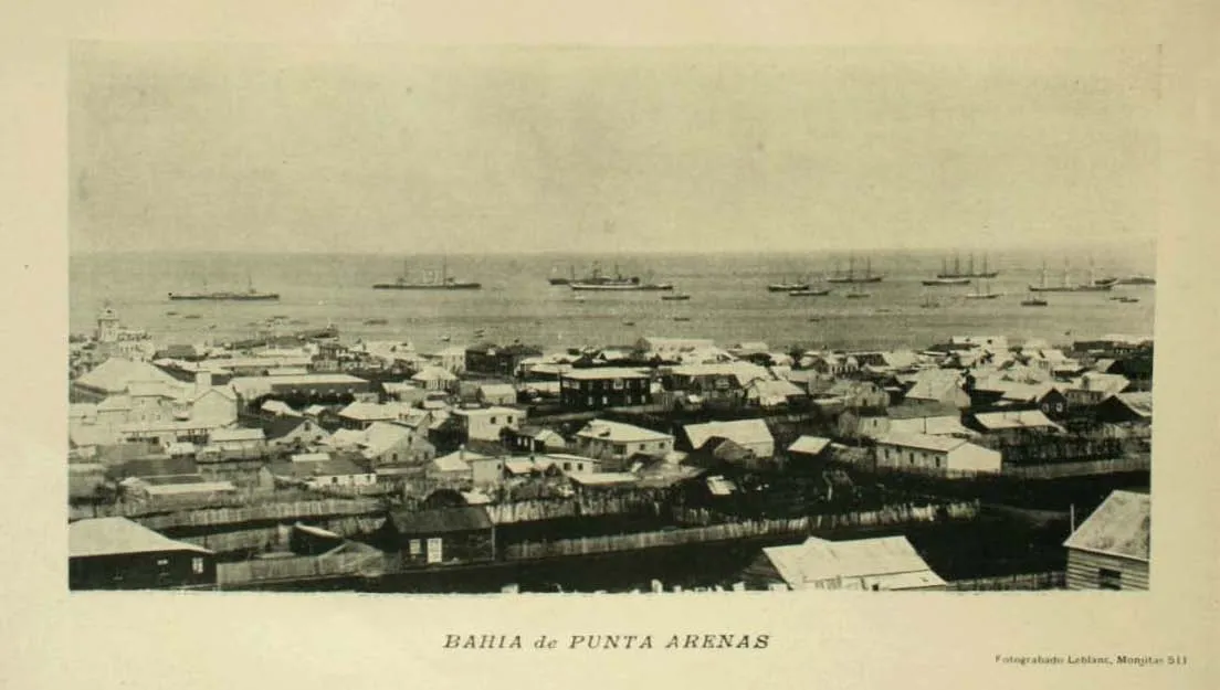 Bahía de Punta Arenas, 1901 — 1901 | Chile de Ayer