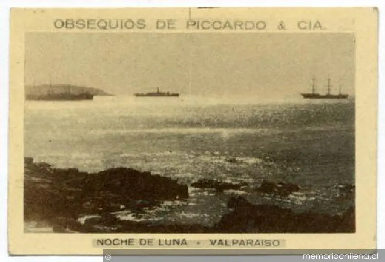Bahía de Valparaíso — 1910 | Chile de Ayer