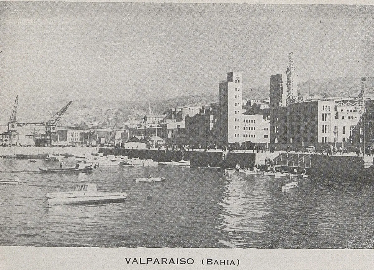 Bahía de Valparaíso, 1939 — 1939 | Chile de Ayer