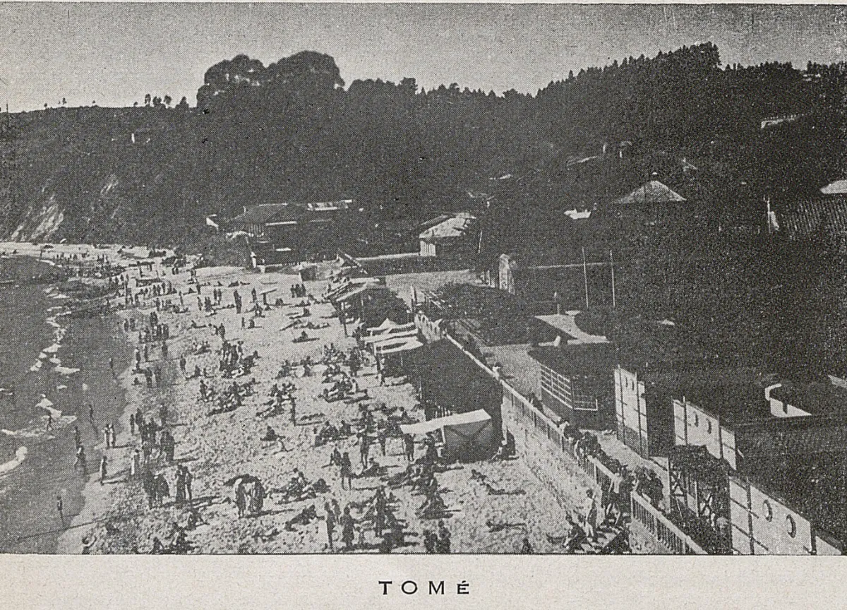 Balneario de Tomé, 1939 — 1939 | Chile de Ayer