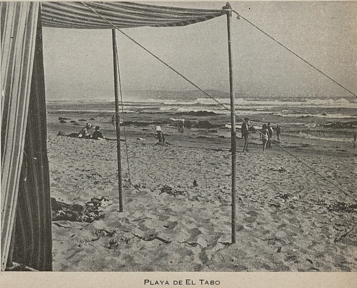 Balneario en El Tabo, 1944 — 1944 | Chile de Ayer