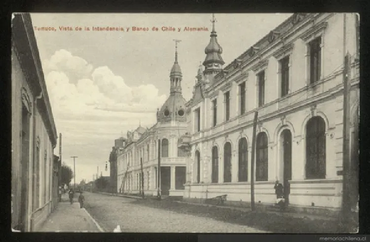 Banco de Chile, Temuco — 1918 | Chile de Ayer