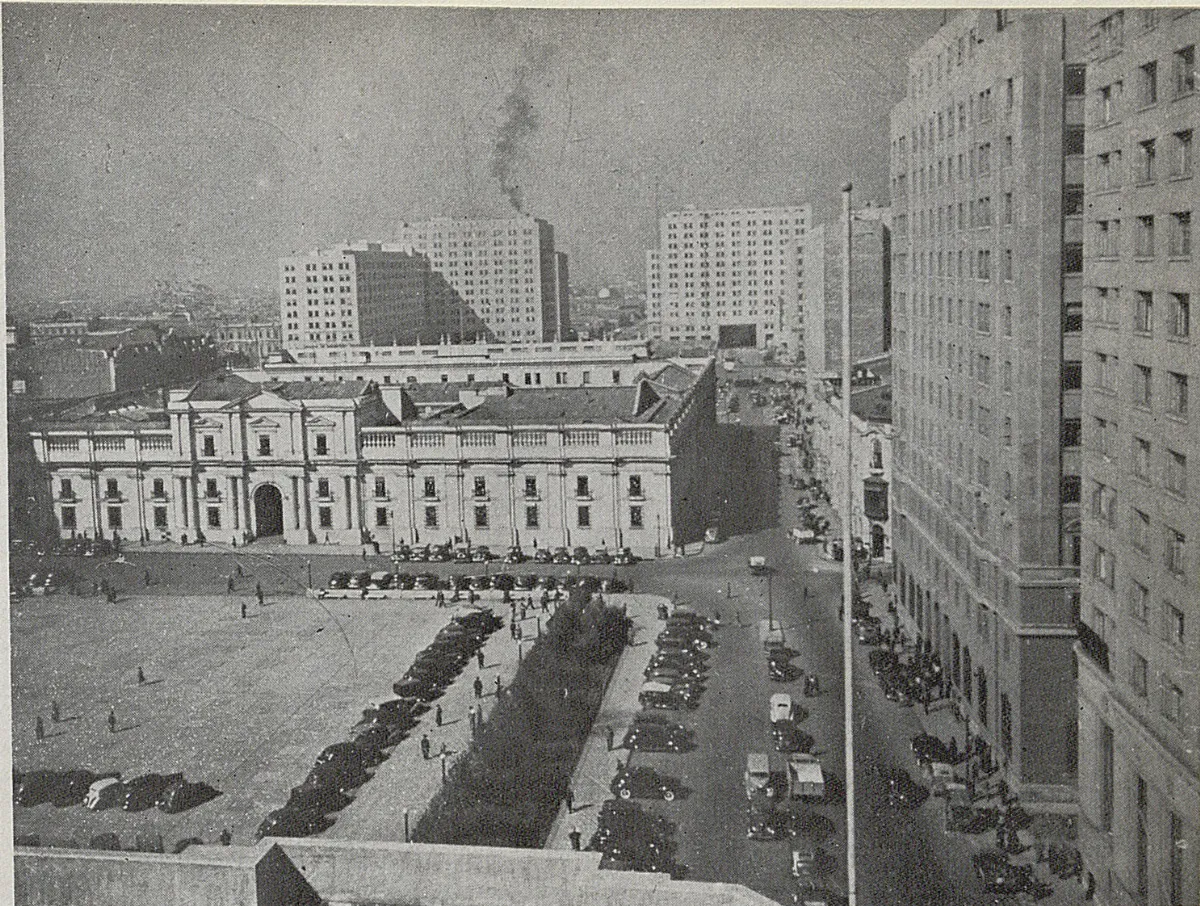 Barrio Cívico, Santiago, 1941 — 1941 | Chile de Ayer