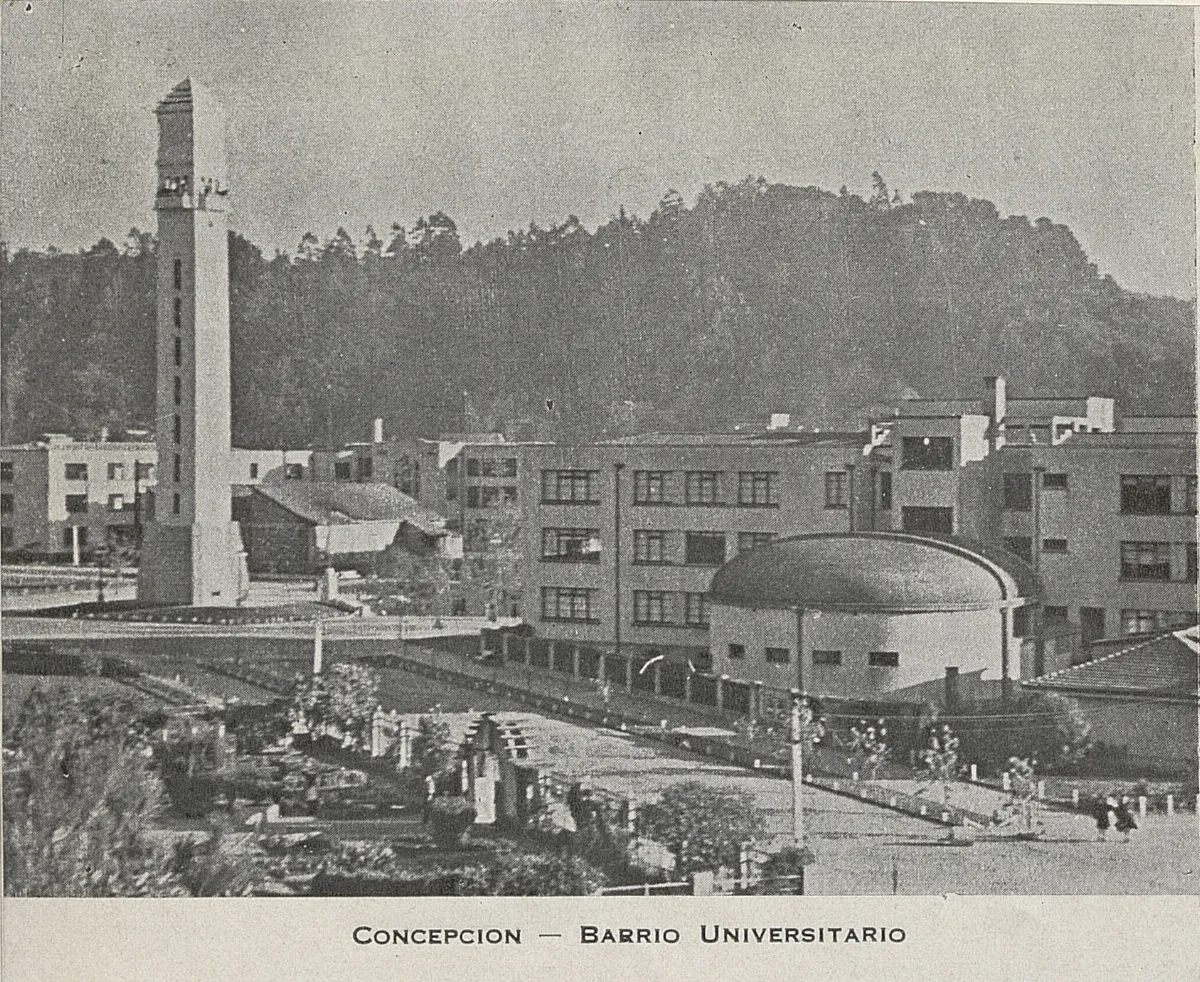 Barrio universitario, Concepción, 1945 — 1945 | Chile de Ayer