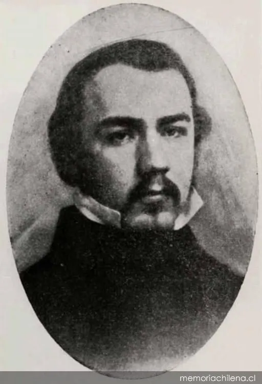 Benjamín Vicuña Mackenna a la edad de 20 años — 1851 | Chile de Ayer