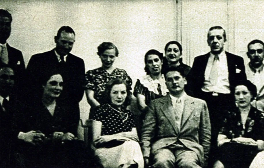 Bienvenida para Luis Enrique Délano a su regreso de España, 1937 — 1937 | Chile de Ayer