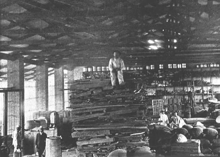 Bodegas de la Casa de Orates, 1901 — 1901 | Chile de Ayer