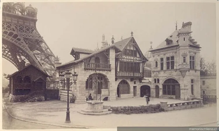 Casas románicas, medievales y del renacimiento, " — 1889 | Chile de Ayer