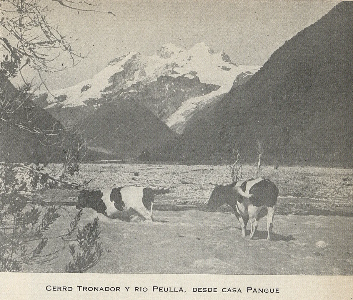 Cerro Tronador y Río Peulla, 1947 — 1947 | Chile de Ayer