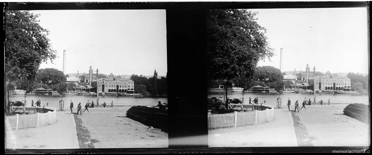 Cervecería Anwandter, Rio Valdivia, Valdivia, 1907 — 1907 | Chile de Ayer