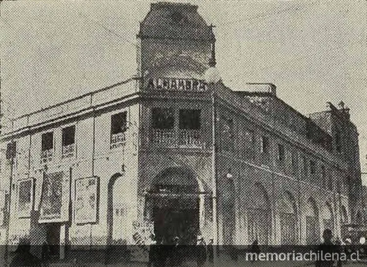 Cine Alhambra — 1917 | Chile de Ayer