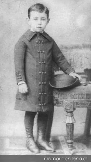 Diego Dublé Urrutia a los 7 años de edad, 1884 — 1884 | Chile de Ayer