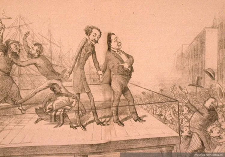 Domingo al fin la largó, 1885 — 1885 | Chile de Ayer