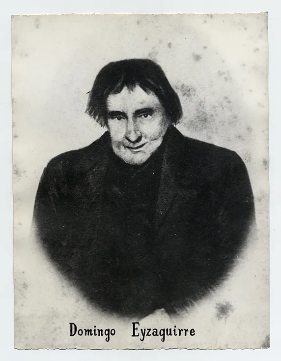 Domingo Eyzaguirre, retrato de medio cuerpo — 1820 | Chile de Ayer