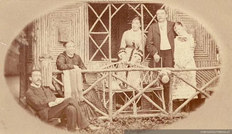 Domingo Santa María y su familia, hacia 1800 — 1800 | Chile de Ayer