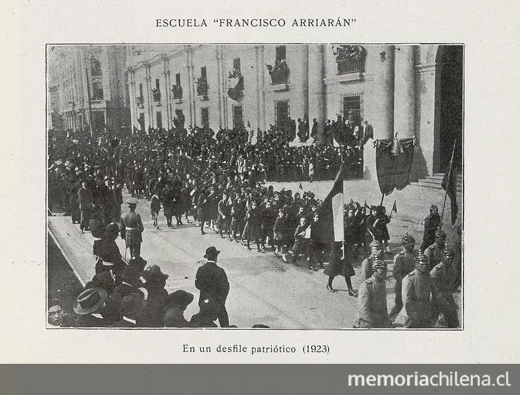 Escuela " — 1928 | Chile de Ayer