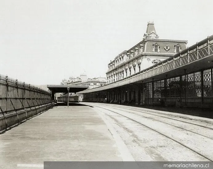 Estación Bellavista de Valparaíso, 1900 — 1900 | Chile de Ayer