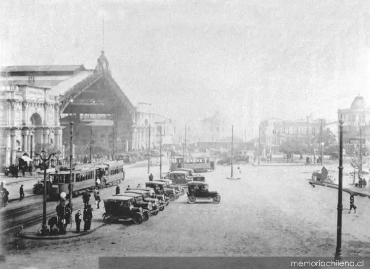 Estación Central, hacia 1920 — 1920 | Chile de Ayer