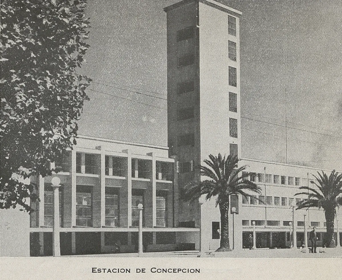 Estación de Concepción, 1945 — 1945 | Chile de Ayer