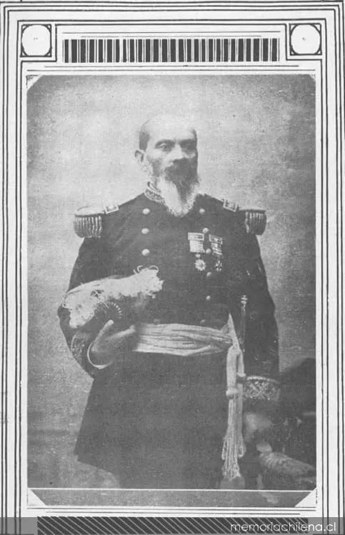 General de División don Orozimbo Barbosa — 1890 | Chile de Ayer