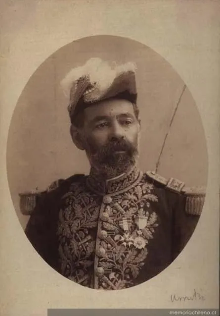 General Gregorio Urrutia, hacia 1890 — 1890 | Chile de Ayer