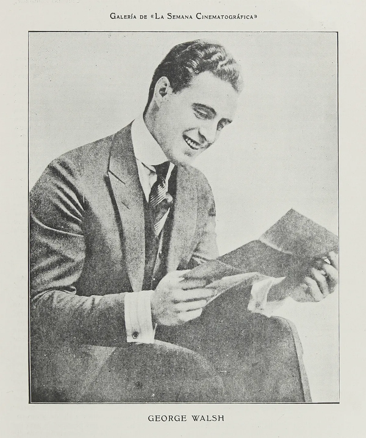 George Walsh — 1918 | Chile de Ayer