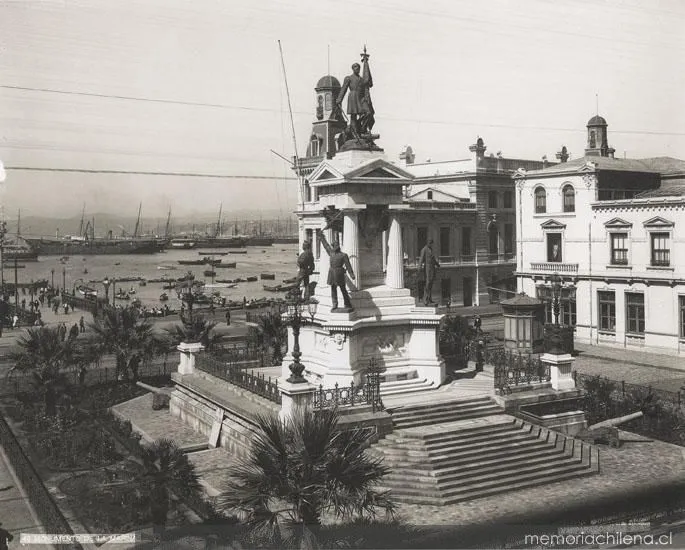 Monumento a la Marina, 1900 — 1900 | Chile de Ayer