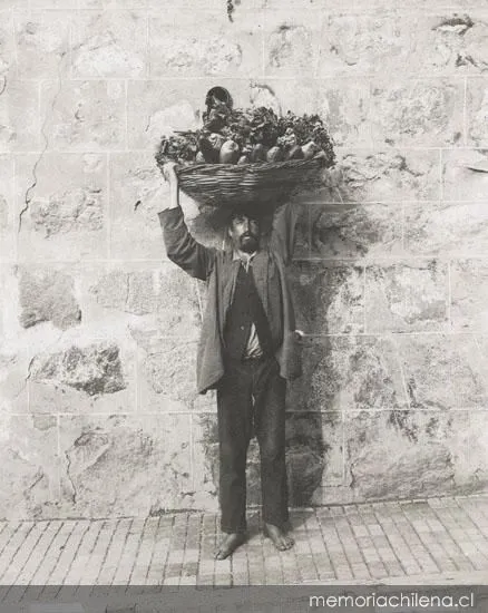Verdulero, 1900 — 1900 | Chile de Ayer