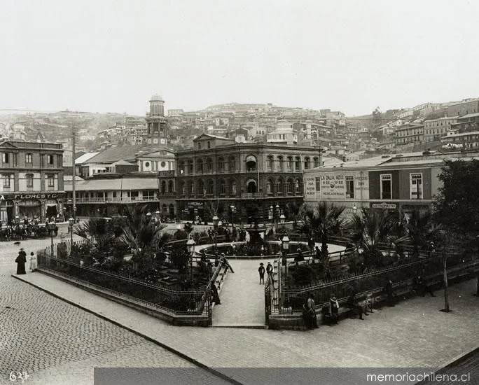 Plaza Echaurren, 1900 — 1900 | Chile de Ayer