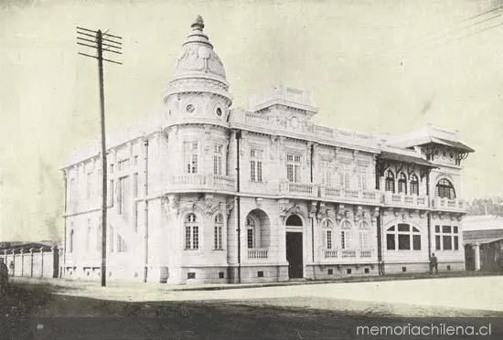 Casas de los señores Bordali y Valdivieso, hacia 1913 — 1913 | Chile de Ayer