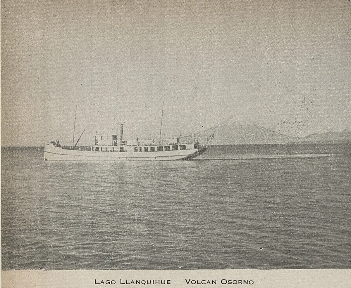 Lago Llanquihue y Volcán Osorno, 1944 — 1944 | Chile de Ayer