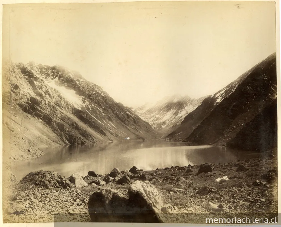 Laguna del Inca, 1890 — 1890 | Chile de Ayer