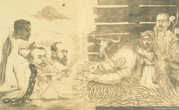 La Pascua del niño diablo, 1898 — 1898 | Chile de Ayer