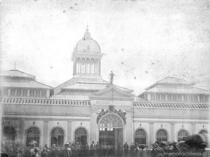 Mercado Central, 1890 — 1890 | Chile de Ayer