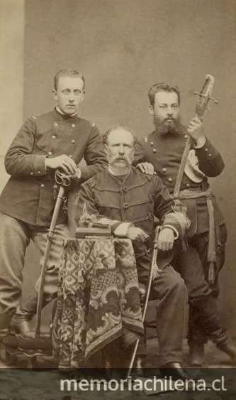 Militares — 1870 | Chile de Ayer
