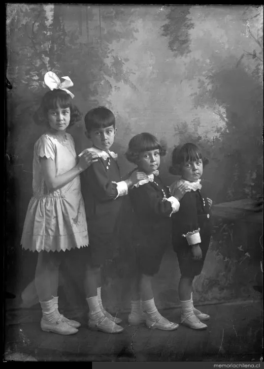Niños, hacia 1880 — 1880 | Chile de Ayer