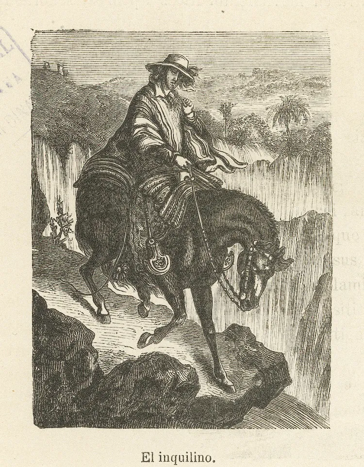 El inquilino — 1872 | Chile de Ayer