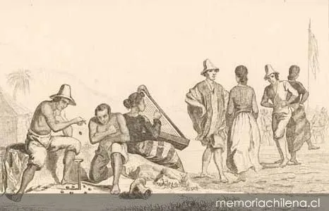 Cantos, juegos y danzas populares, 1840 — 1840 | Chile de Ayer