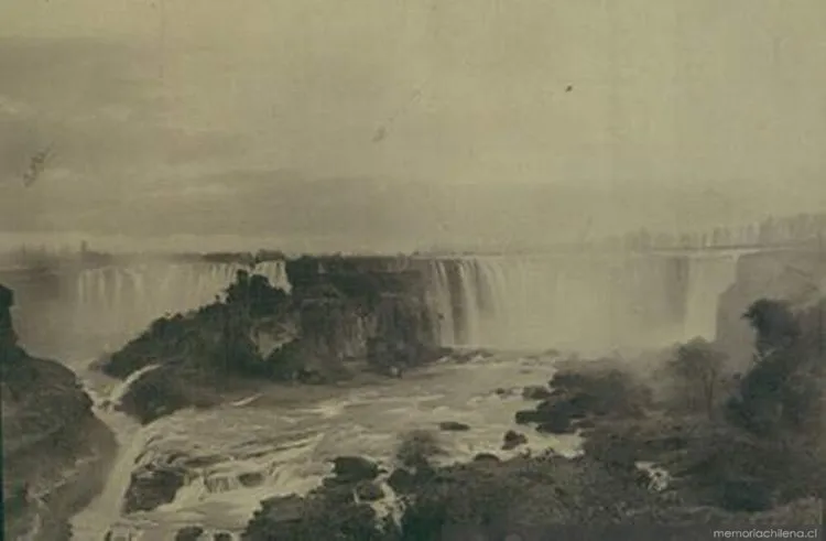 Salto del Laja, 1906 — 1906 | Chile de Ayer