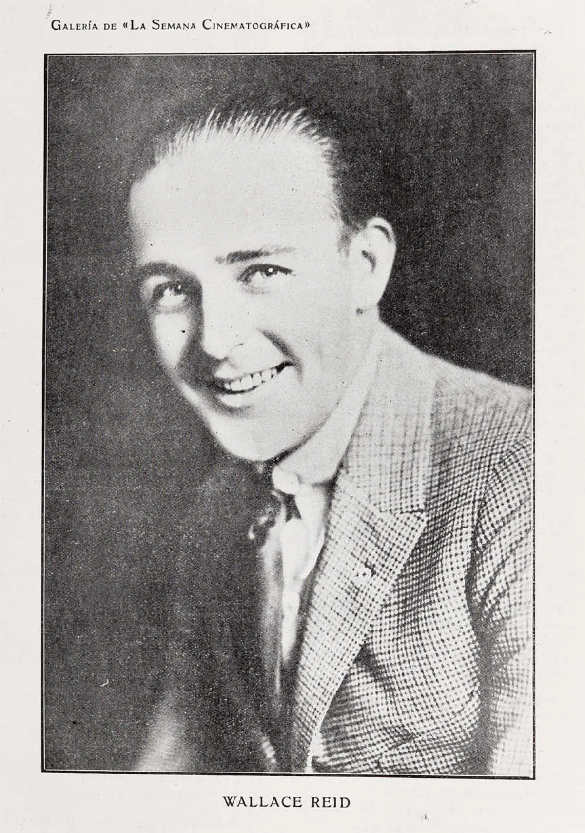 Wallace Reid — 1918 | Chile de Ayer