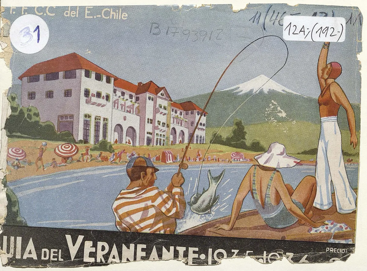 Portada Guía del Veraneante: 1935-1936, 1936 — 1936 | Chile de Ayer