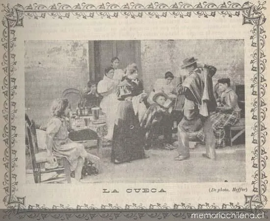 La cueca, 1900 — 1900 | Chile de Ayer